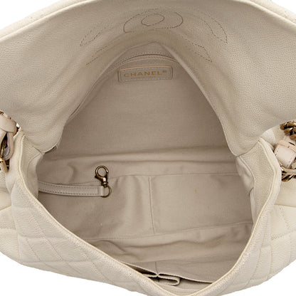 Chanel Caviar Leather Country Chic Messenger Bag (SHF-17799)