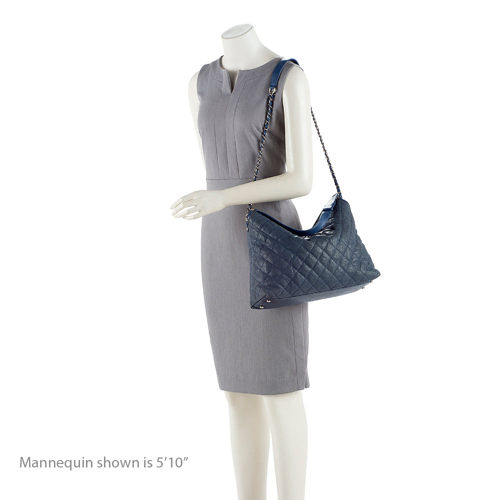 Chanel Caviar Leather French Riviera Hobo (SHF-16095)