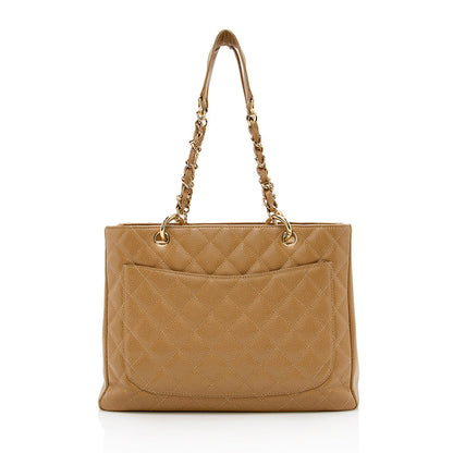 Chanel Caviar Leather Grand Shopping Tote (SHF-16617)