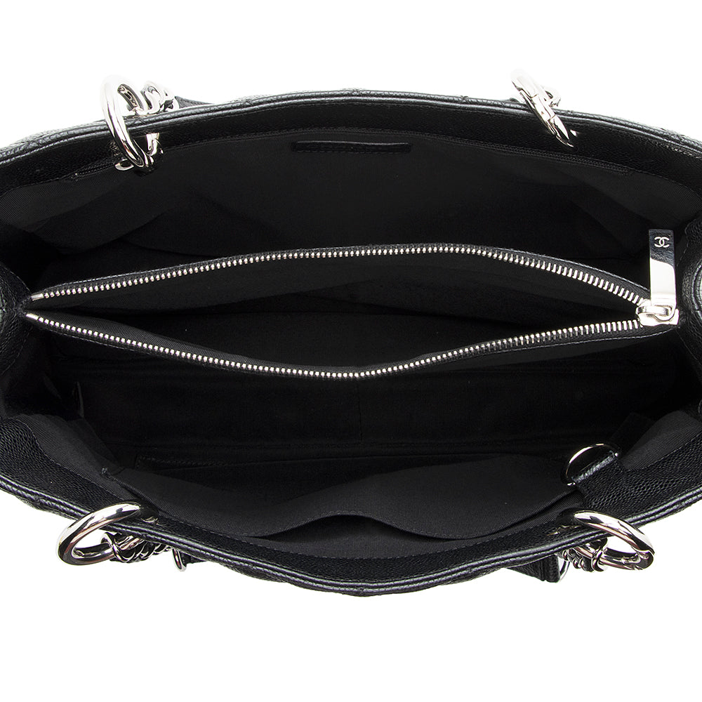 Chanel Caviar Leather Grand Shopping Tote (SHF-19344)