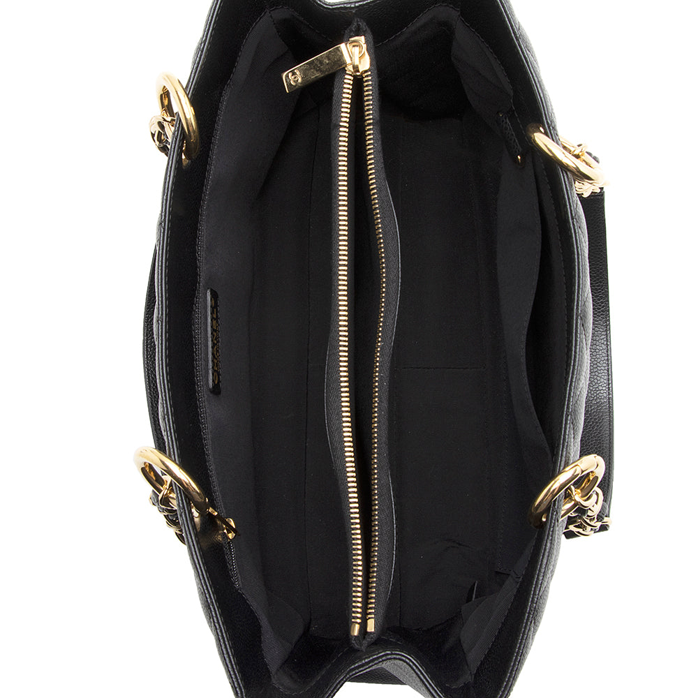 Chanel Caviar Leather Grand Shopping Tote (SHF-21293)