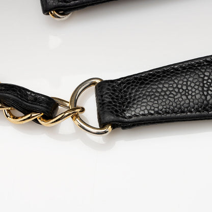 Chanel Caviar Leather Grand Shopping Tote (SHF-21624)