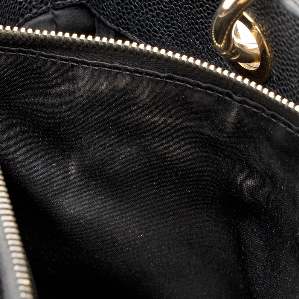 Chanel Caviar Leather Grand Shopping Tote (SHF-21624)