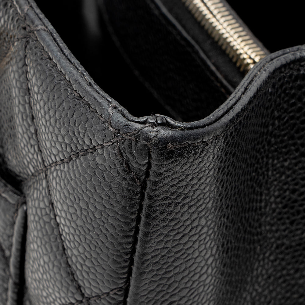Chanel Caviar Leather Grand Shopping Tote (SHF-21624)