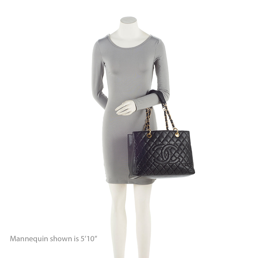 Chanel Caviar Leather Grand Shopping Tote (SHF-21624)