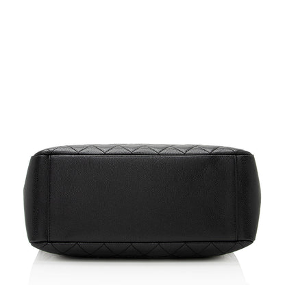 Chanel Caviar Leather Grand Shopping Tote (SHF-21628)