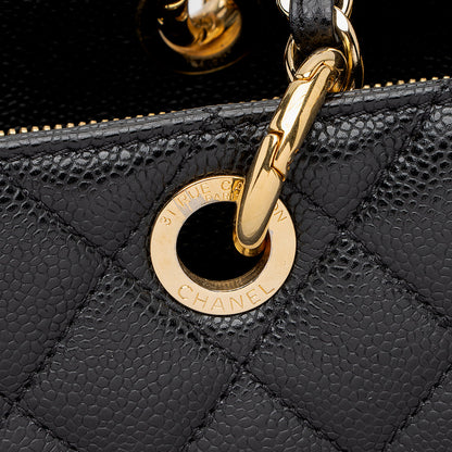 Chanel Caviar Leather Grand Shopping Tote (SHF-21628)