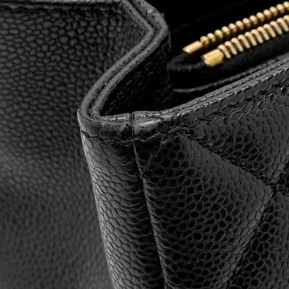 Chanel Caviar Leather Grand Shopping Tote (SHF-21628)