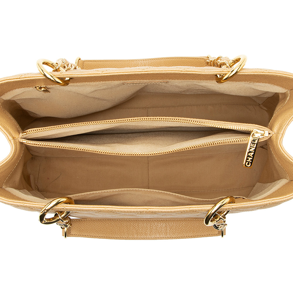 Chanel Caviar Leather Grand Shopping Tote (SHF-21725)