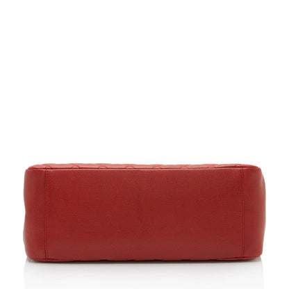 Chanel Caviar Leather Grand Shopping Tote (SHF-pUyEza)