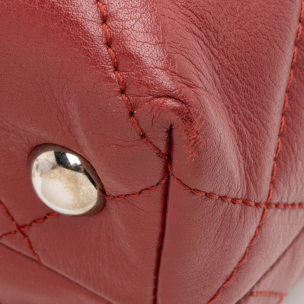 Chanel Caviar Leather In The Business North South Tote (SHF-19581)
