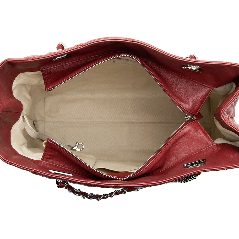 Chanel Caviar Leather In The Business North South Tote (SHF-19581)