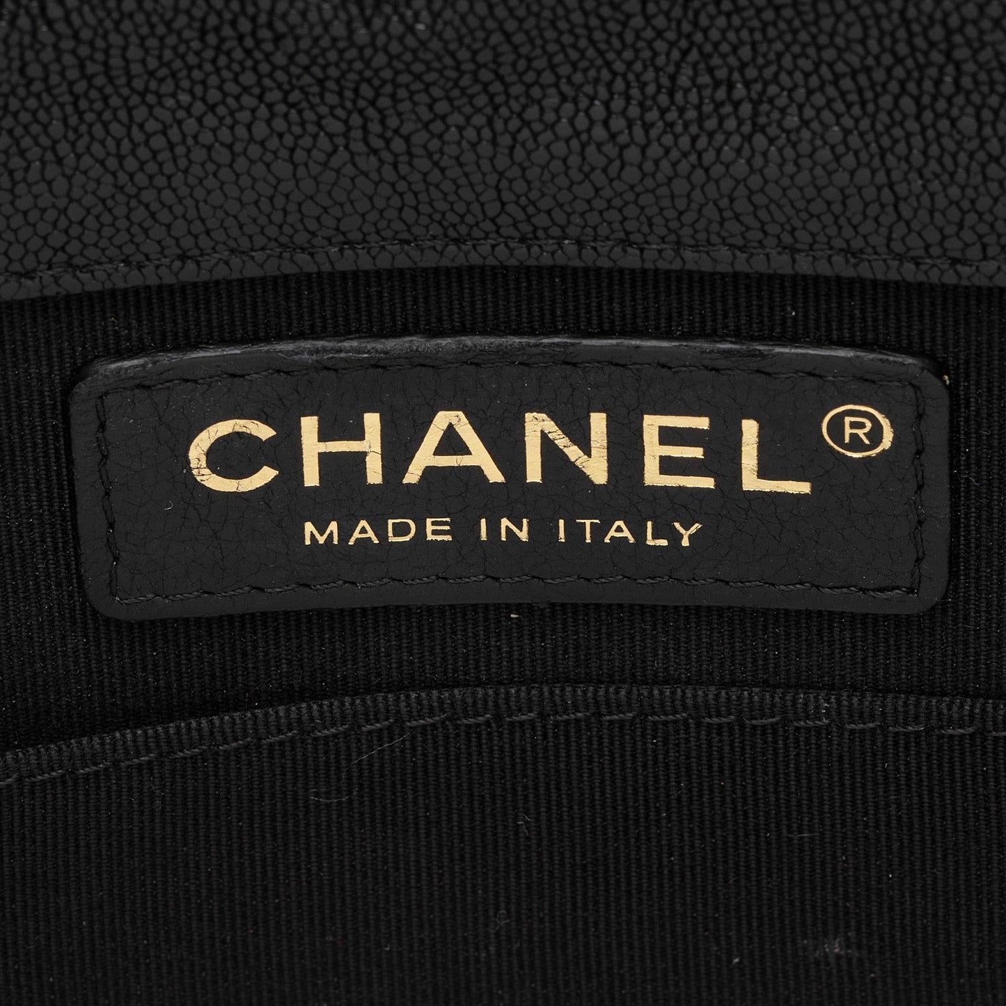 Chanel Caviar Leather North South Boy Bag (SHF-ceWuuG)