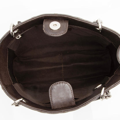 Chanel Caviar Leather Petite Shopping Tote (SHF-23458)