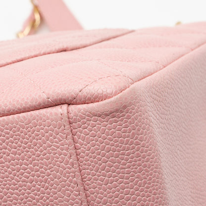 Chanel Caviar Leather Petite Shopping Tote (SHF-yT2Qvc)