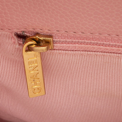Chanel Caviar Leather Petite Shopping Tote (SHF-ChQICD)