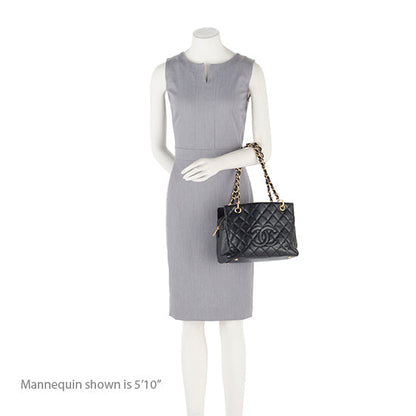 Chanel Caviar Leather Petite Timeless Tote (SHF-17772)