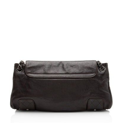 Chanel Caviar Leather Pocket In The City Accordion Flap Bag (SHF-7yhvso)