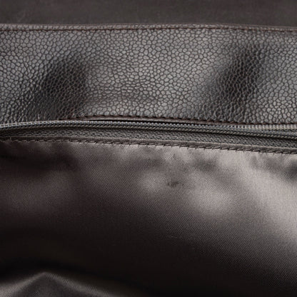 Chanel Caviar Leather Pocket In The City Accordion Flap Bag (SHF-7yhvso)
