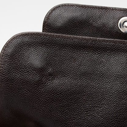 Chanel Caviar Leather Pocket In The City Accordion Flap Bag (SHF-7yhvso)