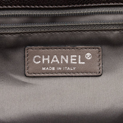 Chanel Caviar Leather Pocket In The City Accordion Flap Bag (SHF-7yhvso)