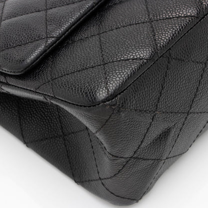 Chanel Caviar Leather Reissue 227 Double Flap Shoulder Bag (SHF-f1StZB)