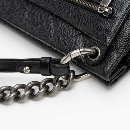 Chanel Caviar Leather Retro Class Medium Flap Bag (SHF-6qTNHe)