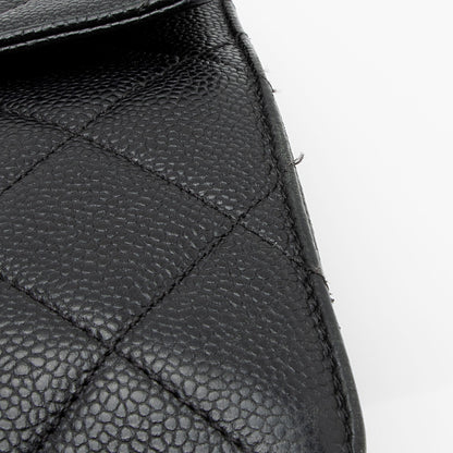 Chanel Caviar Leather Retro Class Medium Flap Bag (SHF-6qTNHe)