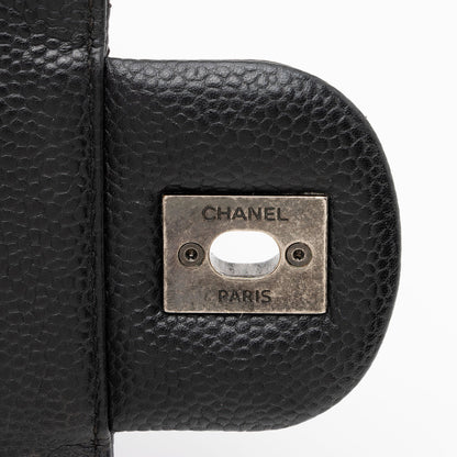 Chanel Caviar Leather Retro Class Small Flap Bag (SHF-W9Q8I9)