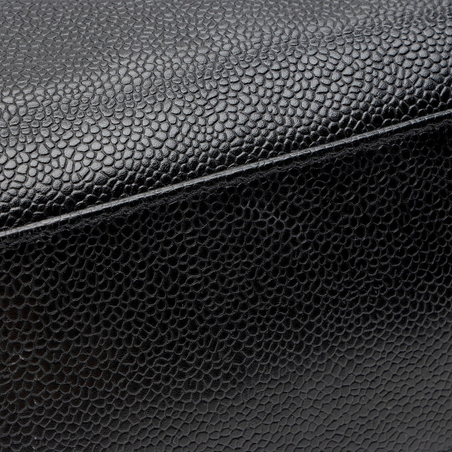 Chanel Caviar Leather Stitched CC Flap Satchel (SHF-ewpcah)