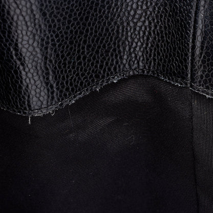 Chanel Caviar Leather Timeless Classic Tote (SHF-15455)