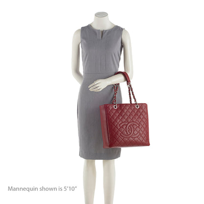 Chanel Caviar Leather Vertical Grand Shopping Tote (SHF-19404)