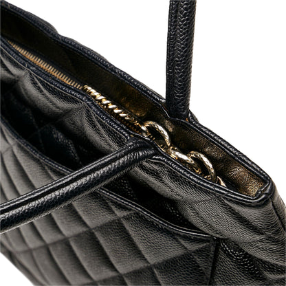Chanel Caviar Medallion Tote Bag (SHG-iVagKM)