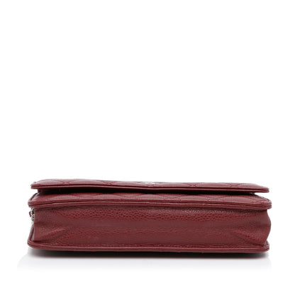 Chanel Caviar Wallet On Chain (SHG-qw1lJP)