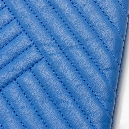 Chanel Chevron Lambskin Large O-Case (SHF-xDcooa)