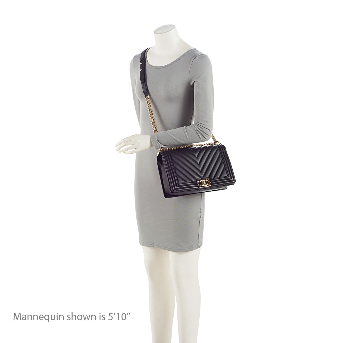 Chanel Chevron Lambskin New Medium Boy Bag (SHF-KOMM25)