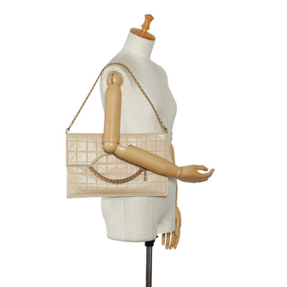 Chanel Choco Bar Fold-Over Satchel (SHG-7erKF6)