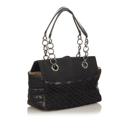 Chanel Choco Bar Mesh Handbag (SHG-26185)