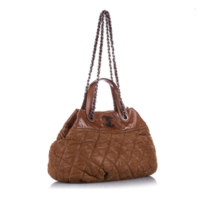 Chanel Classic In the Mix Lambskin Leather Satchel (SHG-22768)