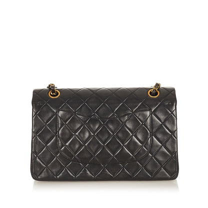 Chanel Classic Lambskin Leather Double Flap Bag (SHG-27218)