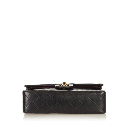 Chanel Classic Lambskin Leather Double Flap Bag (SHG-27218)
