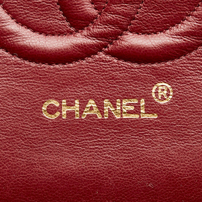 Chanel Classic Lambskin Leather Double Flap Bag (SHG-27219)