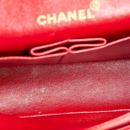 Chanel Classic Small Lambskin Leather Single Flap Bag (SHG-28011)