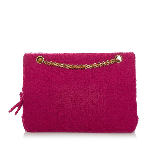 Chanel Classic Tweed Flap Bag (SHG-33623)