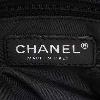 Chanel Coated Canvas Paris Biarritz Small Tote (SHF-Vx8Wo2)