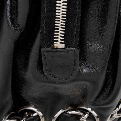 Chanel Leather Diagonal CC Ligne Accordion Satchel (SHF-17562)