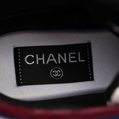 Chanel Leather Suede CC High Top Sneakers - Size 6.5 / 36.5 (SHF-gBBc0v)