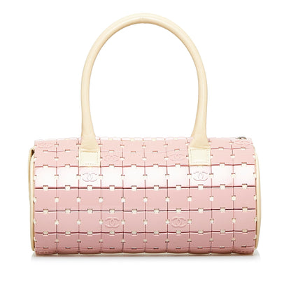 Chanel Lucite Puzzle Barrel Handbag (SHG-FENZ2D)