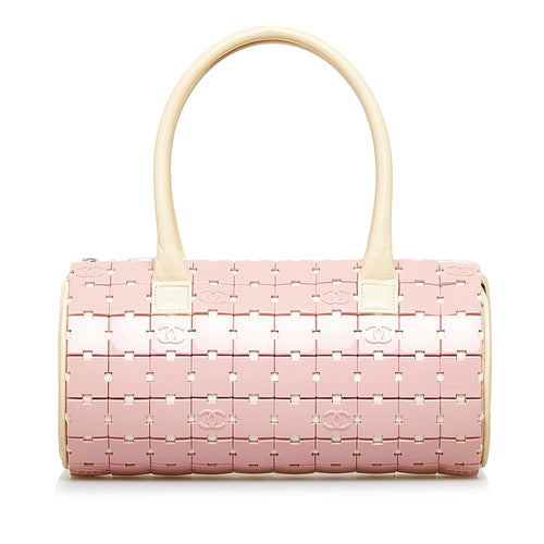 Chanel Lucite Puzzle Barrel Handbag (SHG-FENZ2D)