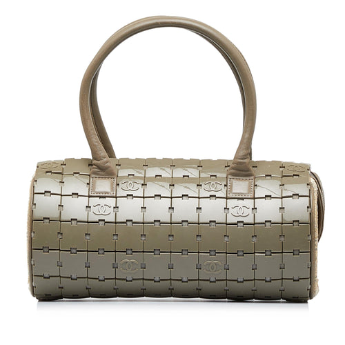 Chanel Lucite Puzzle Barrel Handbag (SHG-WS6nP1)